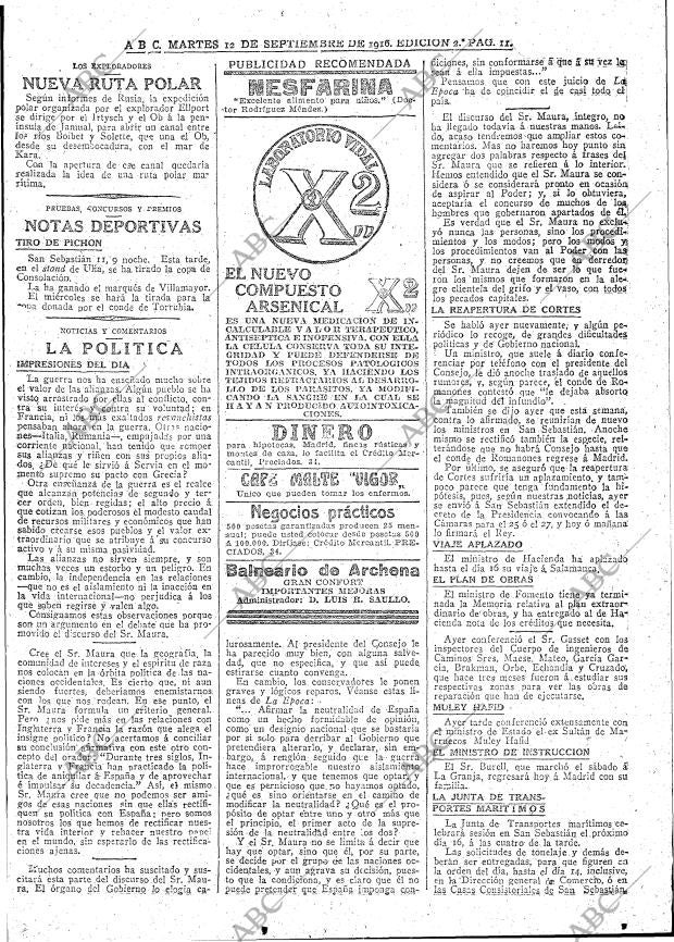 ABC MADRID 12-09-1916 página 11