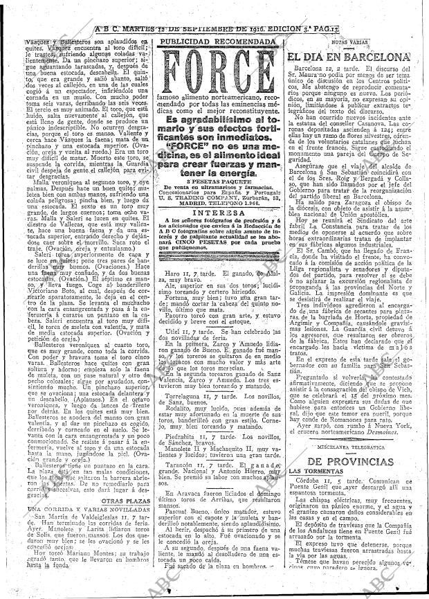 ABC MADRID 12-09-1916 página 13
