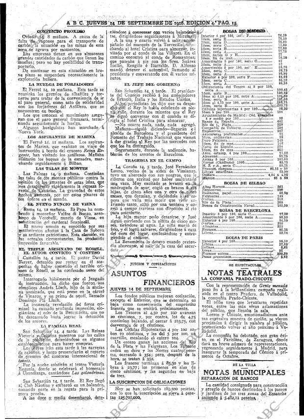 ABC MADRID 14-09-1916 página 15