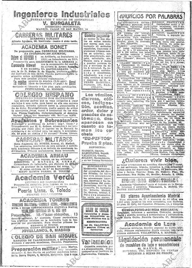 ABC MADRID 14-09-1916 página 18
