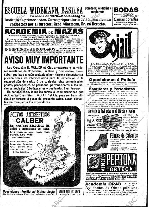 ABC MADRID 14-09-1916 página 19