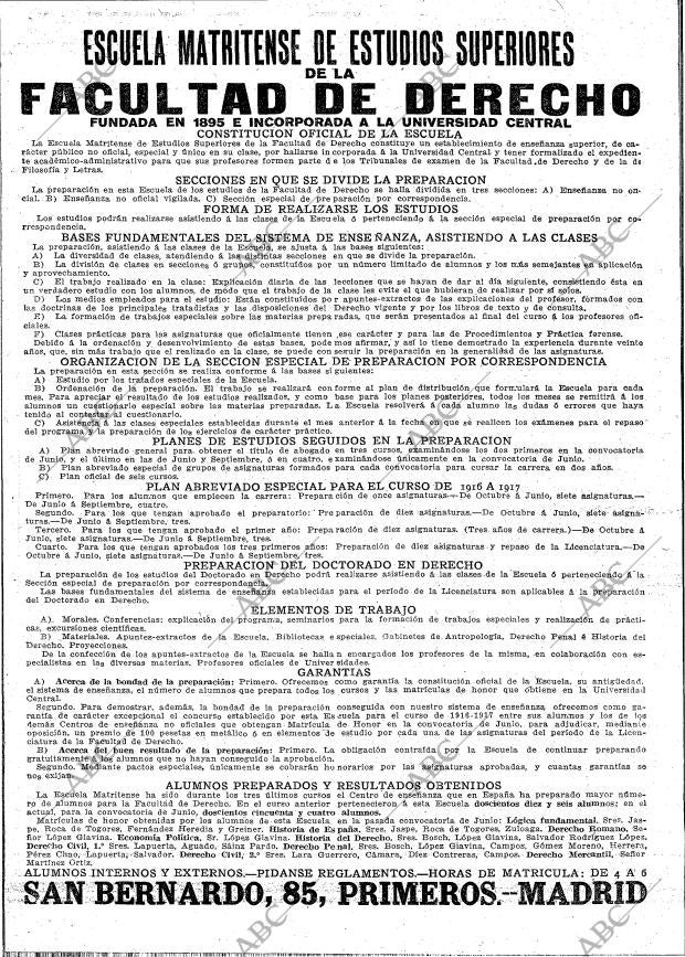 ABC MADRID 14-09-1916 página 2