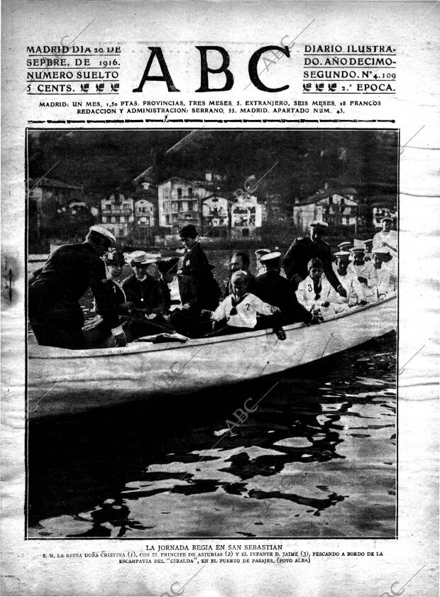 ABC MADRID 20-09-1916 página 1