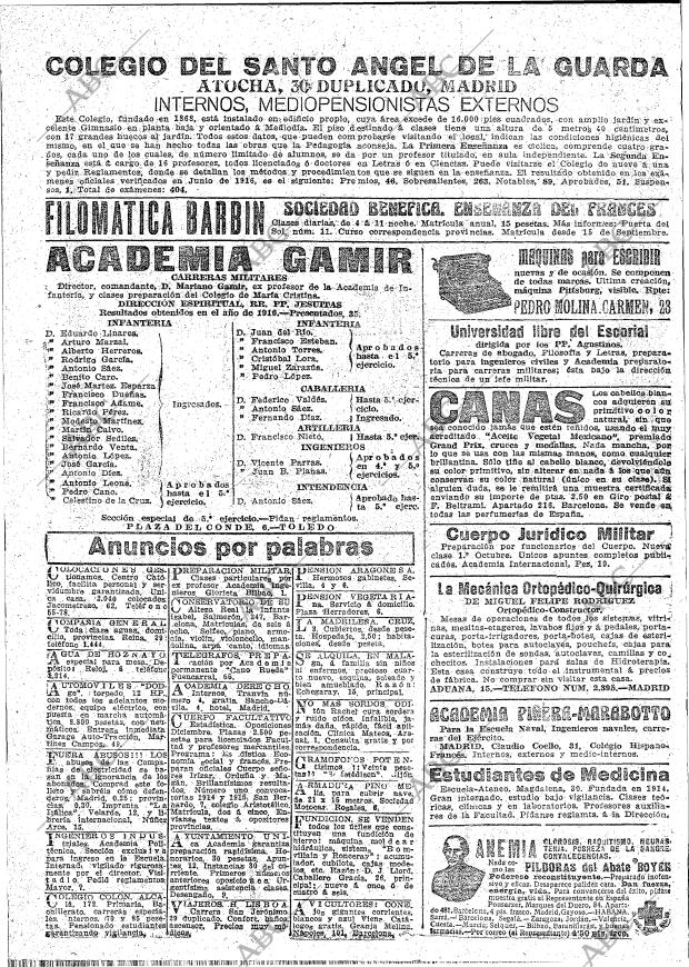 ABC MADRID 25-09-1916 página 20