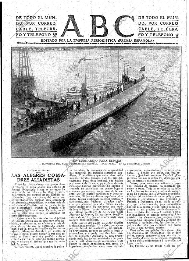 ABC MADRID 25-09-1916 página 3