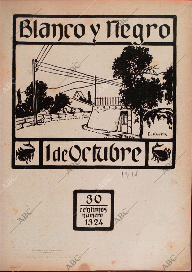 BLANCO Y NEGRO MADRID 01-10-1916 página 1