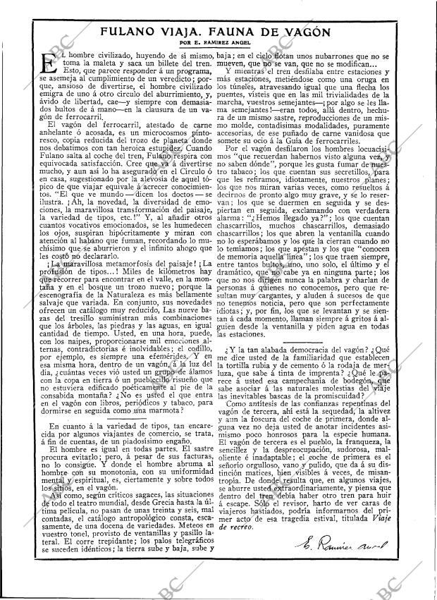 BLANCO Y NEGRO MADRID 01-10-1916 página 14