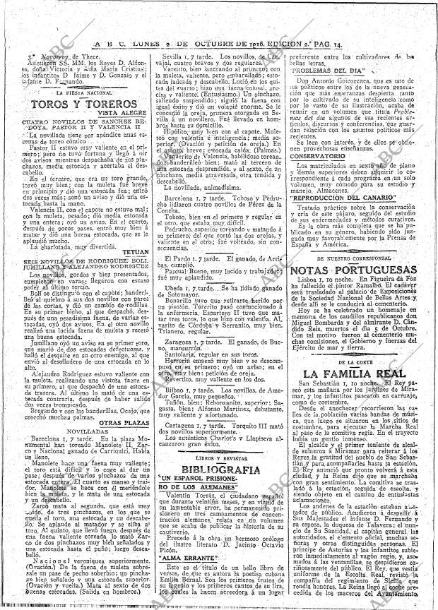 ABC MADRID 02-10-1916 página 14