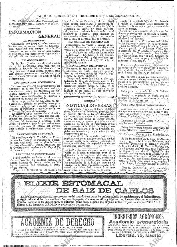 ABC MADRID 02-10-1916 página 18