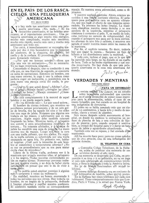 BLANCO Y NEGRO MADRID 08-10-1916 página 14