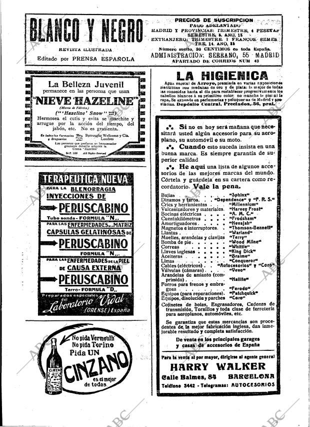 BLANCO Y NEGRO MADRID 08-10-1916 página 2