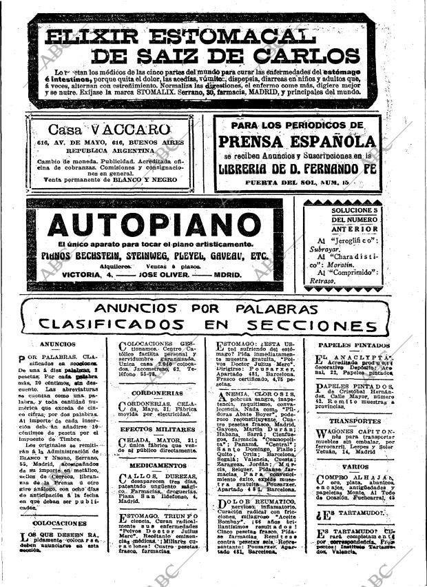 BLANCO Y NEGRO MADRID 08-10-1916 página 43