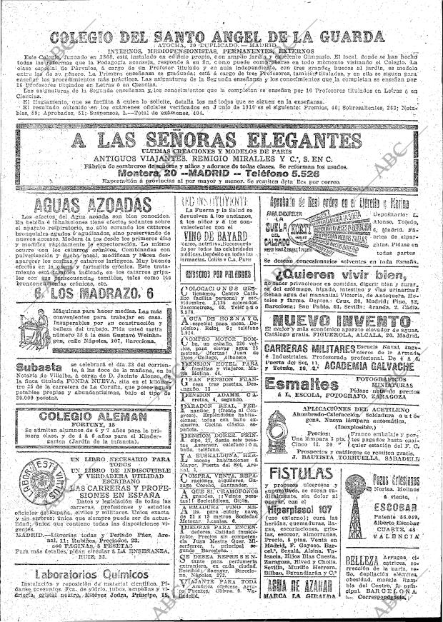 ABC MADRID 14-10-1916 página 19