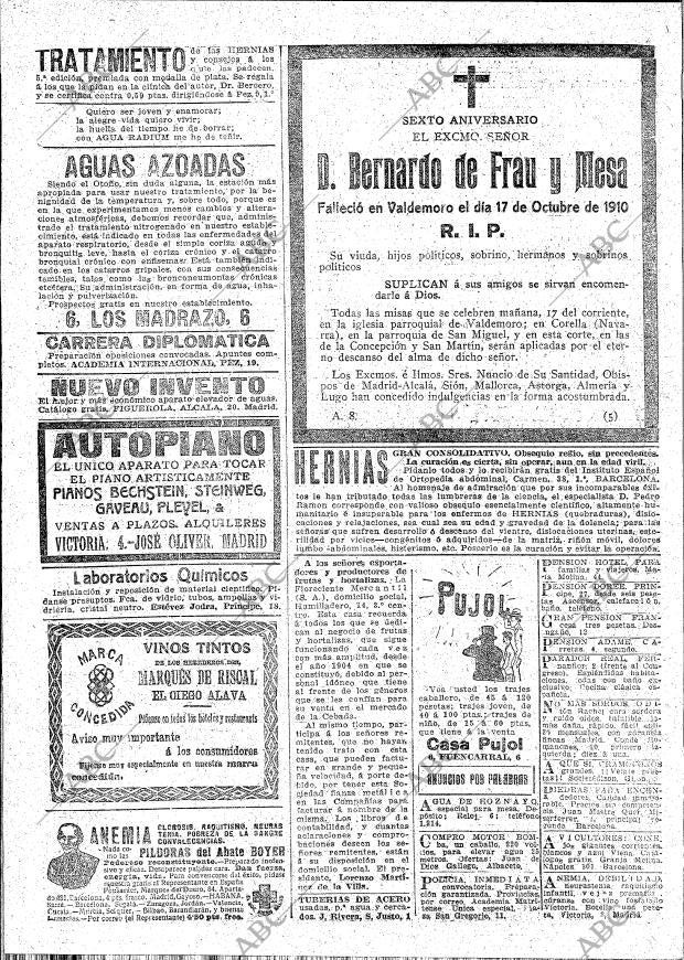 ABC MADRID 16-10-1916 página 22