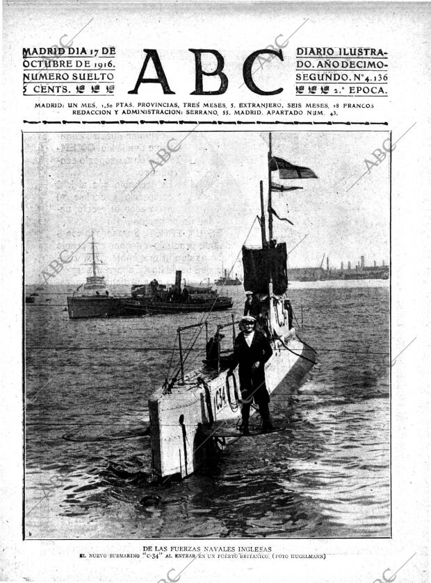 ABC MADRID 17-10-1916 página 1