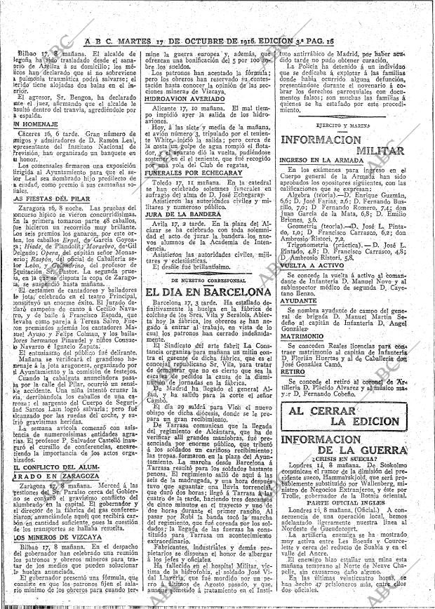 ABC MADRID 17-10-1916 página 16