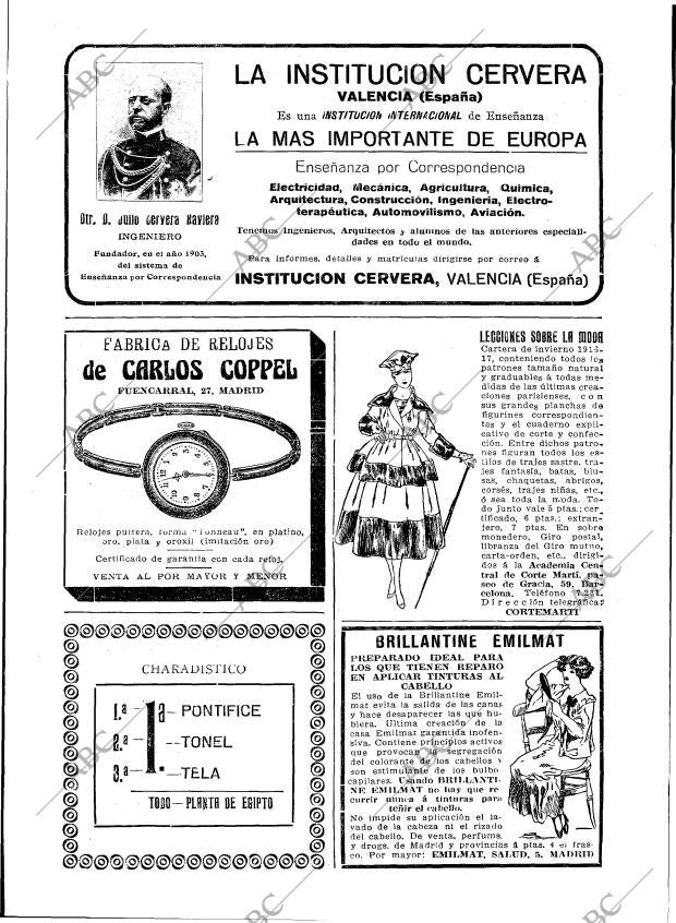 BLANCO Y NEGRO MADRID 22-10-1916 página 34