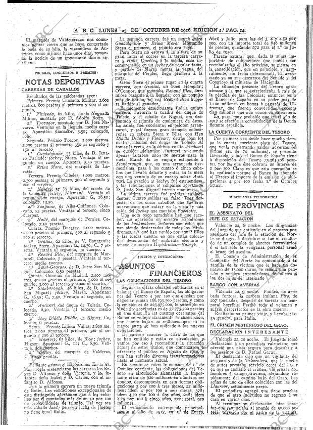 ABC MADRID 23-10-1916 página 14