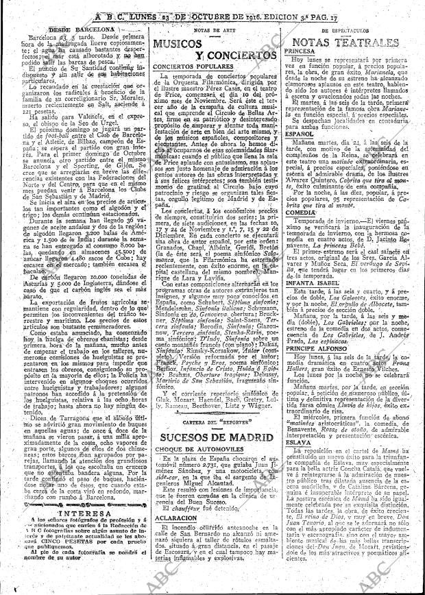 ABC MADRID 23-10-1916 página 17