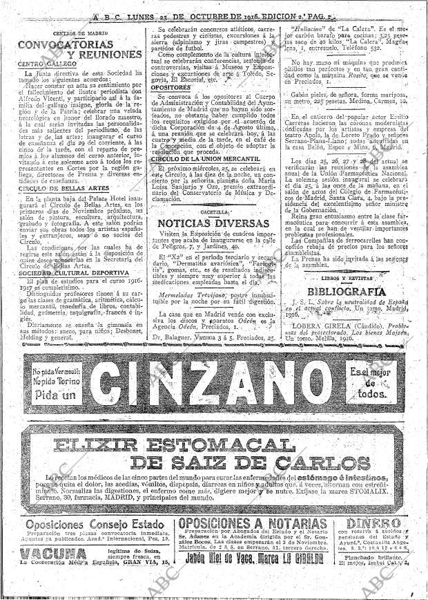 ABC MADRID 23-10-1916 página 18