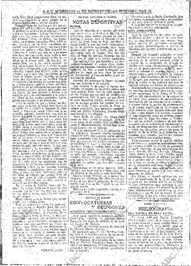ABC MADRID 25-10-1916 página 16