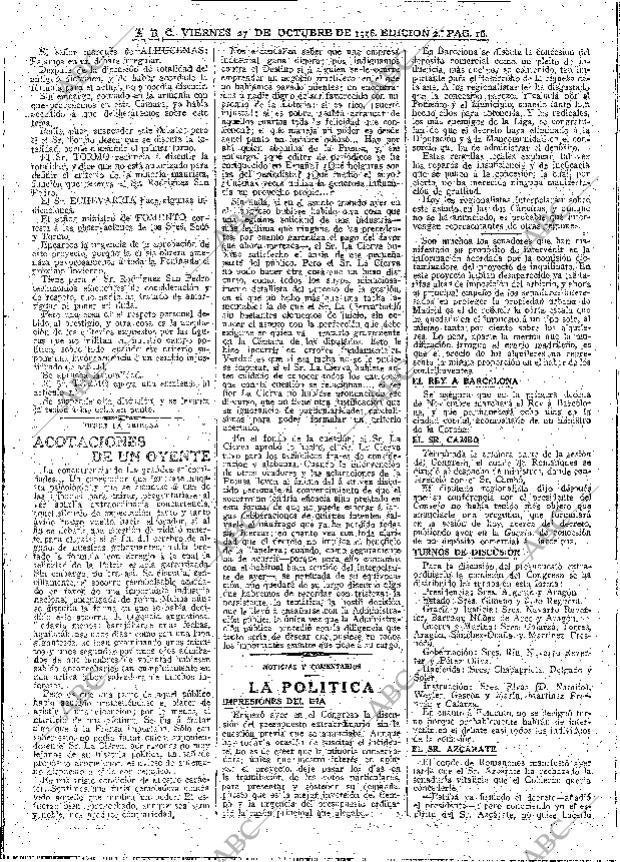 ABC MADRID 27-10-1916 página 16