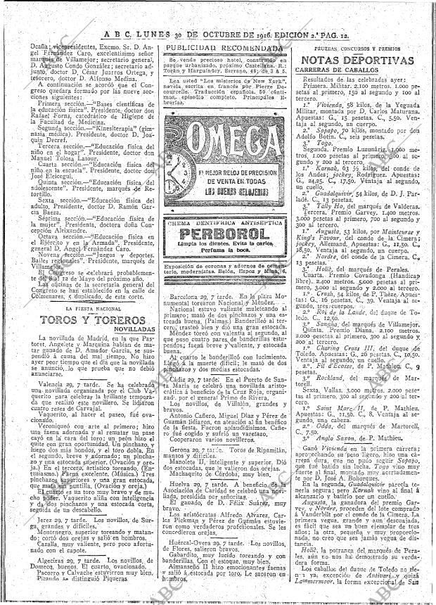 ABC MADRID 30-10-1916 página 12