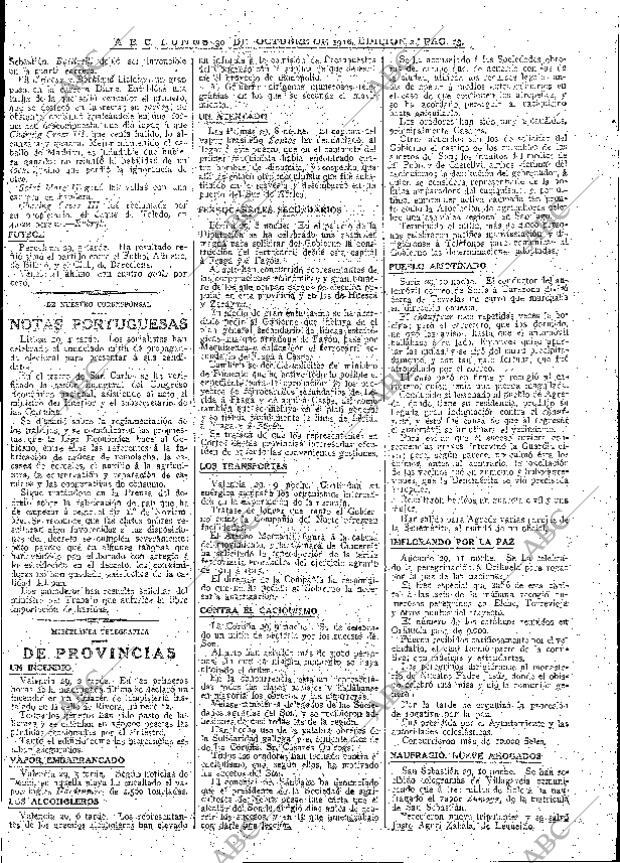 ABC MADRID 30-10-1916 página 13