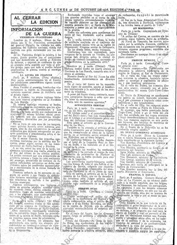 ABC MADRID 30-10-1916 página 17