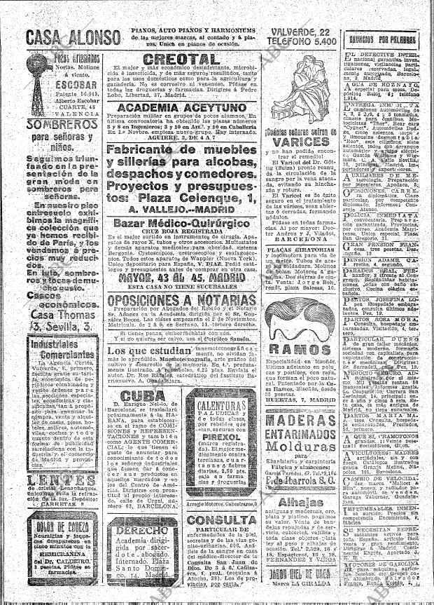 ABC MADRID 30-10-1916 página 20