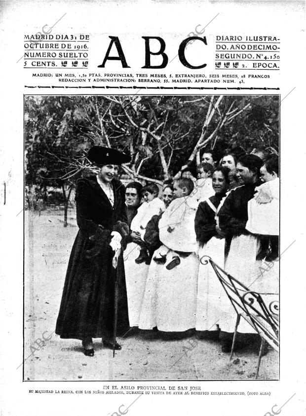 ABC MADRID 31-10-1916 página 1