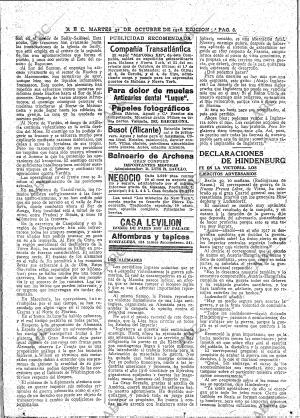 ABC MADRID 31-10-1916 página 8