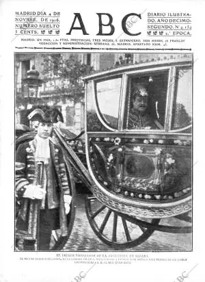 ABC MADRID 04-11-1916 página 1