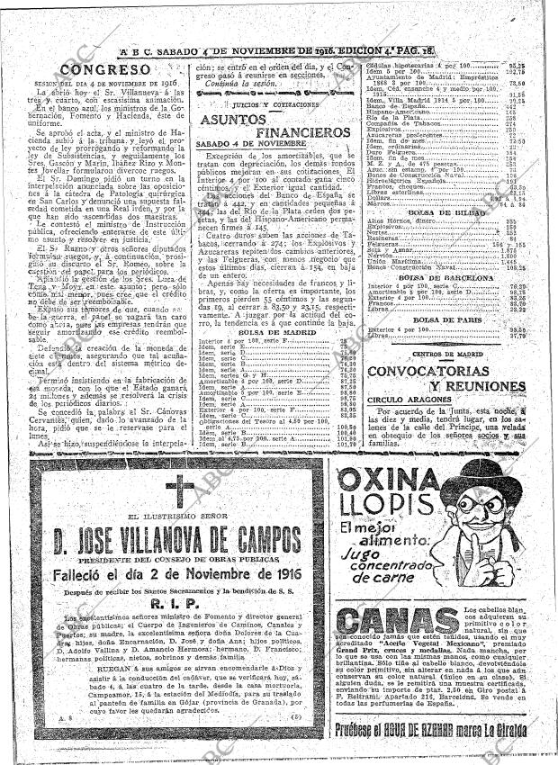 ABC MADRID 04-11-1916 página 18