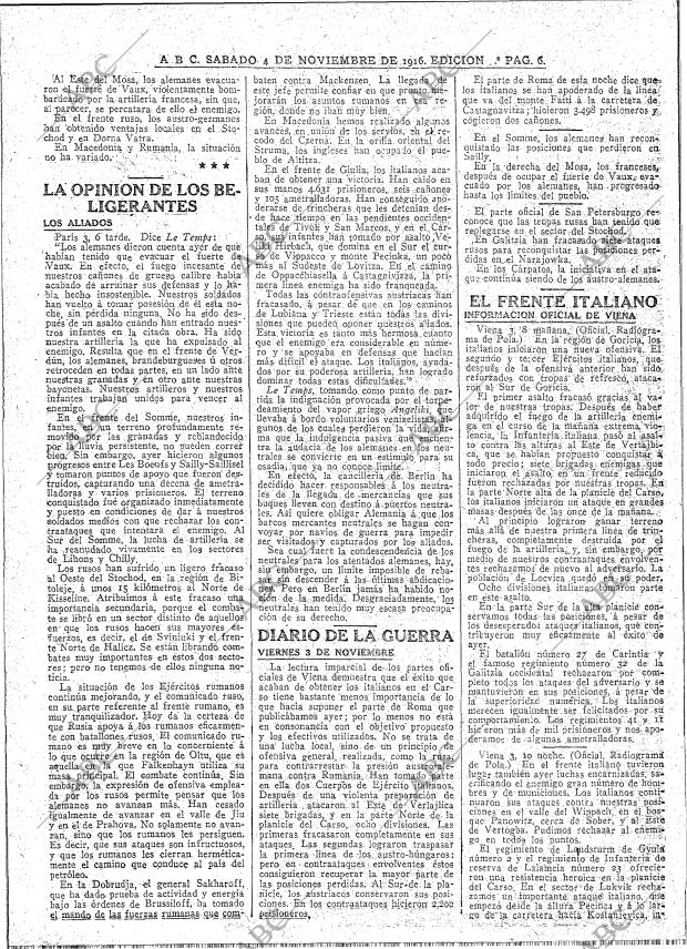 ABC MADRID 04-11-1916 página 6