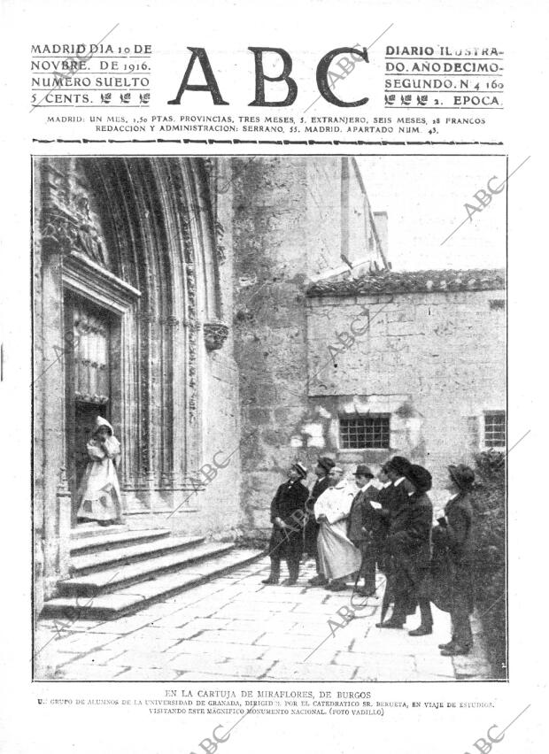 ABC MADRID 10-11-1916 página 1