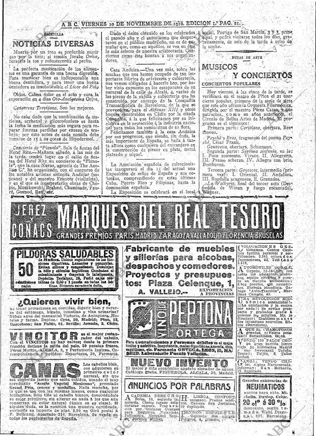 ABC MADRID 10-11-1916 página 21