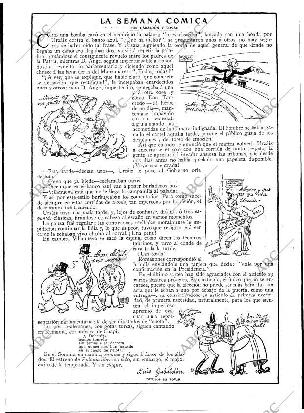 BLANCO Y NEGRO MADRID 12-11-1916 página 29