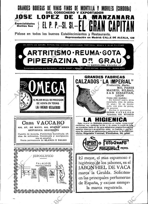 BLANCO Y NEGRO MADRID 12-11-1916 página 35