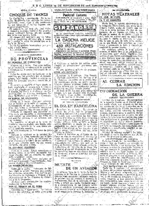 ABC MADRID 13-11-1916 página 16