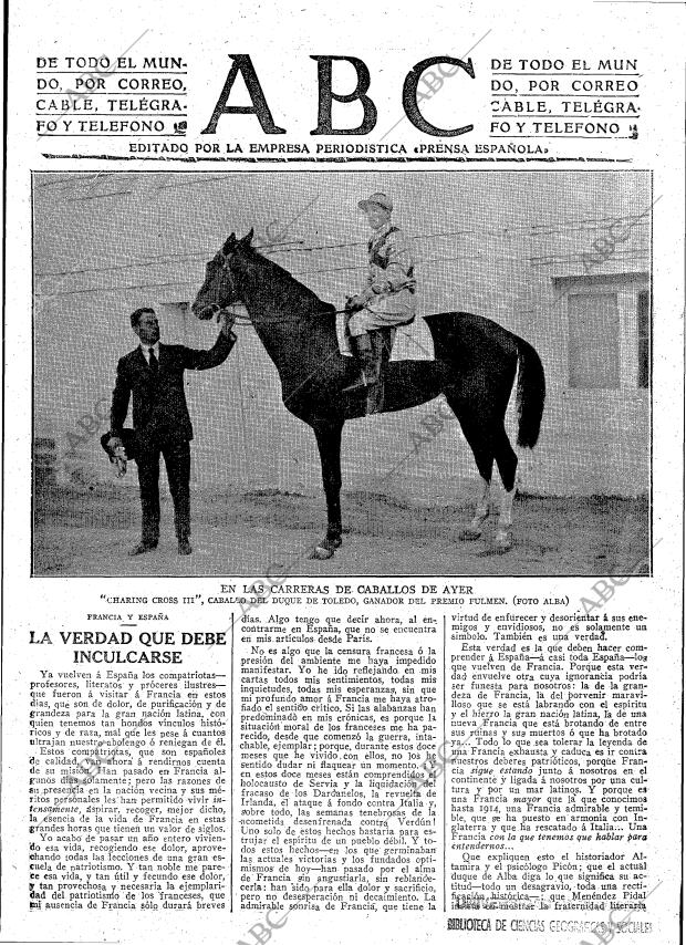 ABC MADRID 13-11-1916 página 3