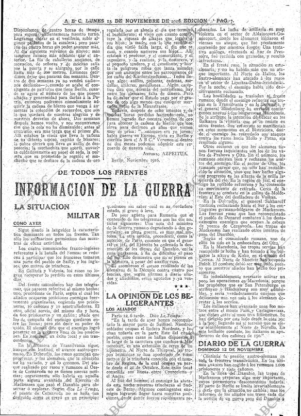 ABC MADRID 13-11-1916 página 7