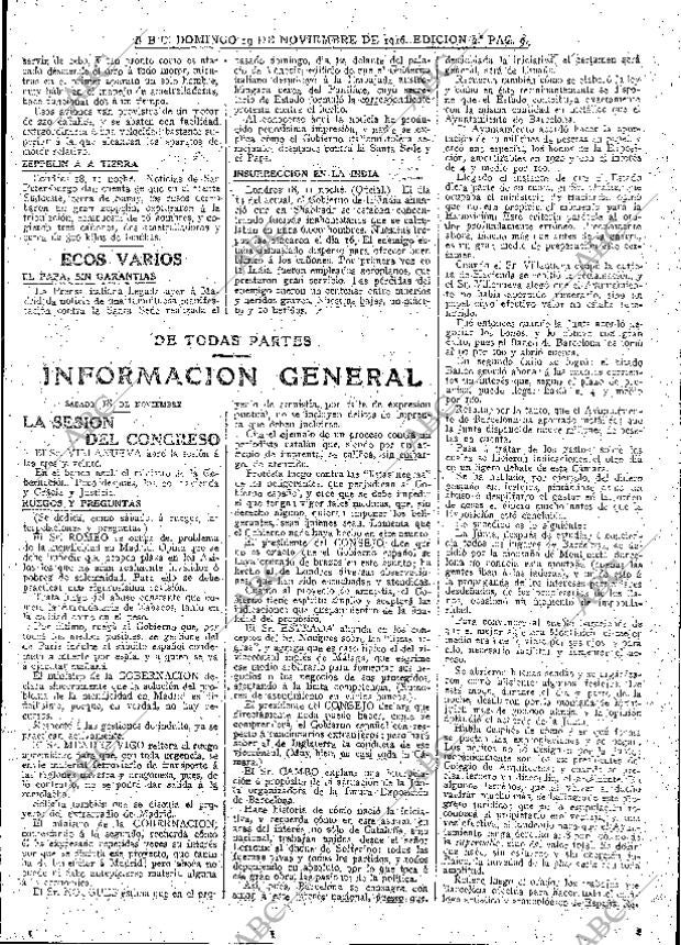 ABC MADRID 19-11-1916 página 9