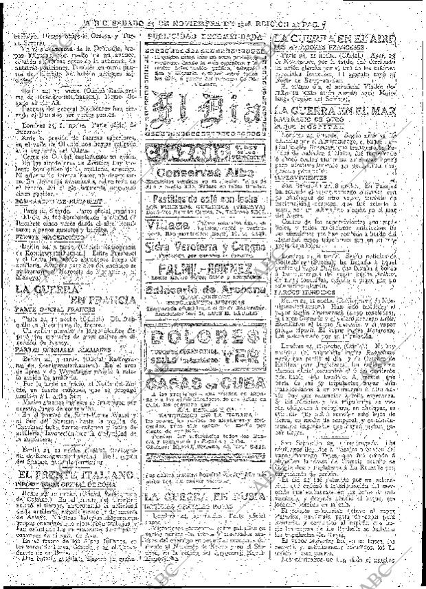 ABC MADRID 25-11-1916 página 7