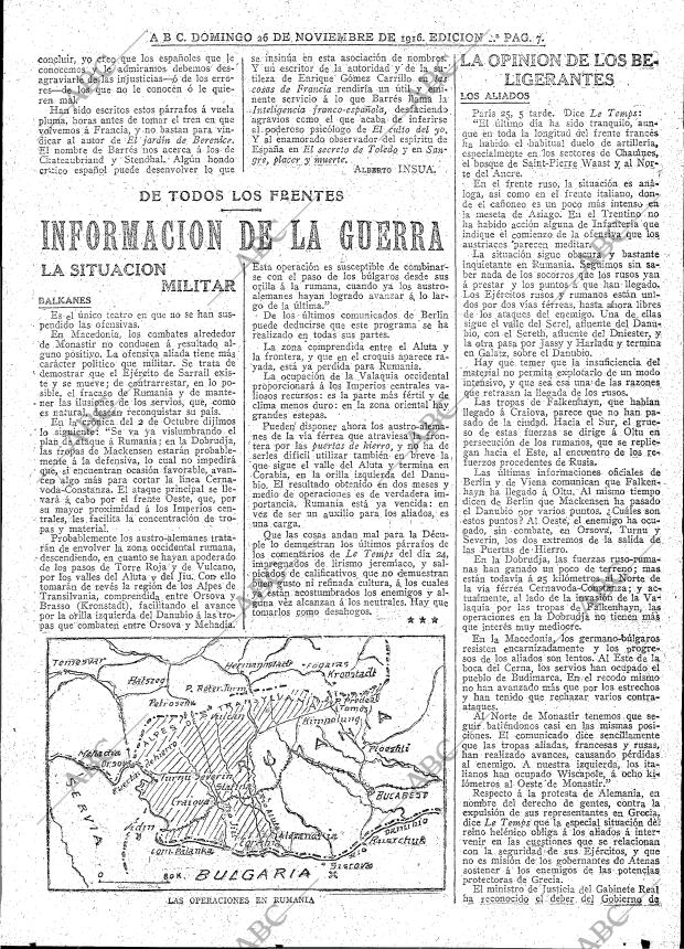 ABC MADRID 26-11-1916 página 7