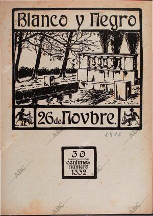 BLANCO Y NEGRO MADRID 26-11-1916 página 1