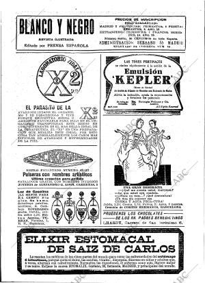 BLANCO Y NEGRO MADRID 26-11-1916 página 2