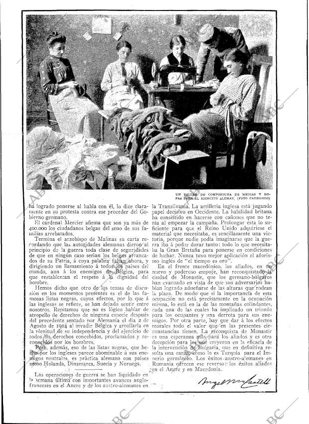 BLANCO Y NEGRO MADRID 26-11-1916 página 8