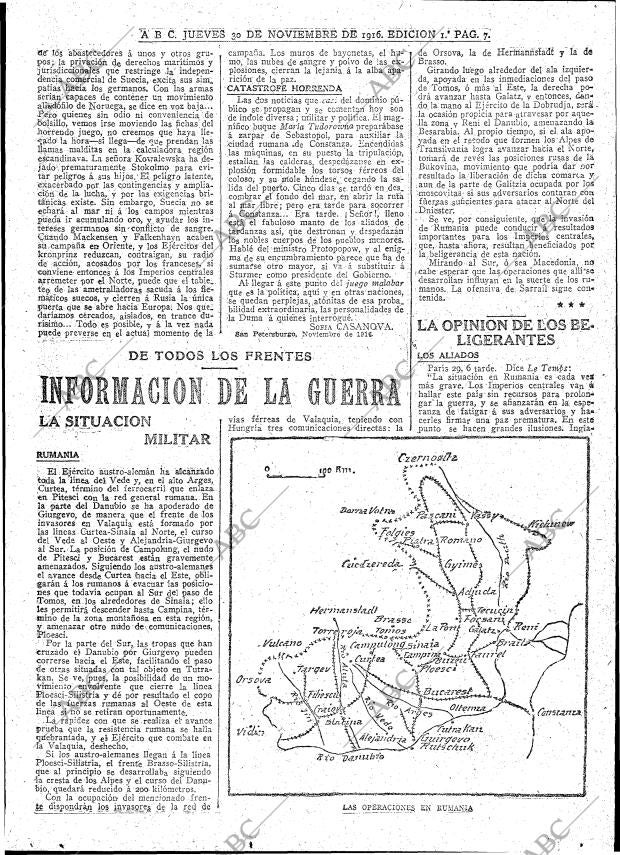 ABC MADRID 30-11-1916 página 7