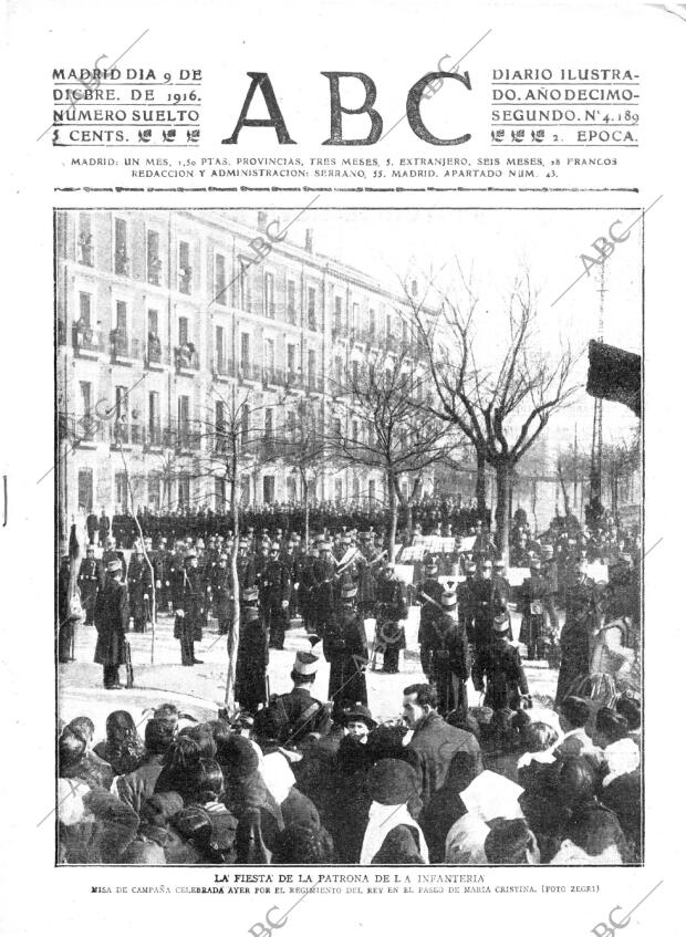 ABC MADRID 09-12-1916 página 1